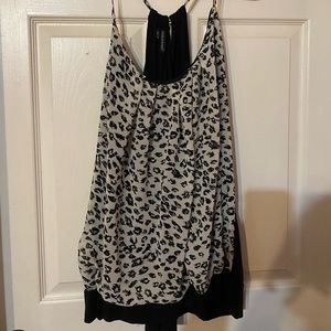 Maurices sleeveless leopard top 3x